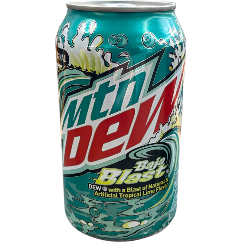 Mountain Dew Mtn - Baja Blast Can