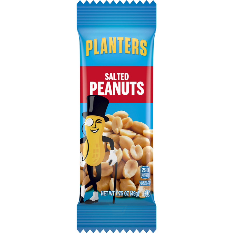 Planters Salted Peanuts 1.75 oz Bag