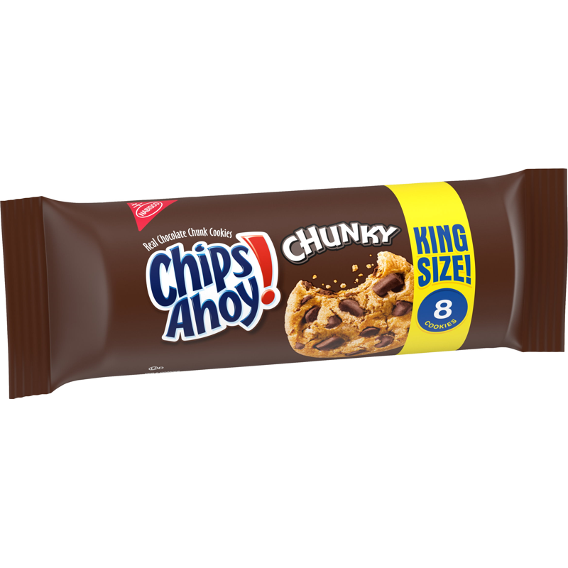 Chips Ahoy Chunk Chocolate Chip Cookies 4.15oz Pouch