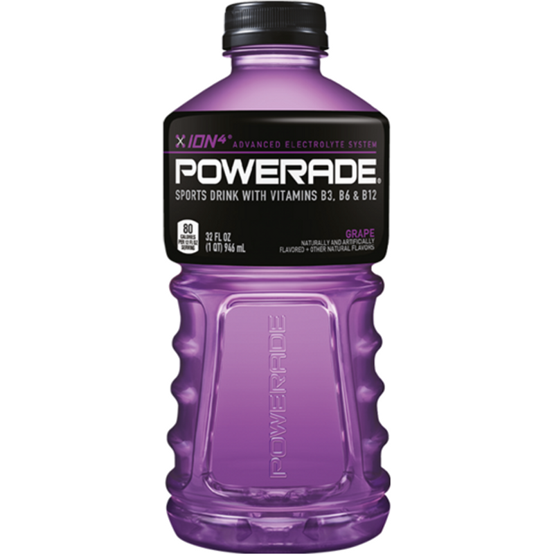 Powerade Ion 4 Grape 20 oz Bottle