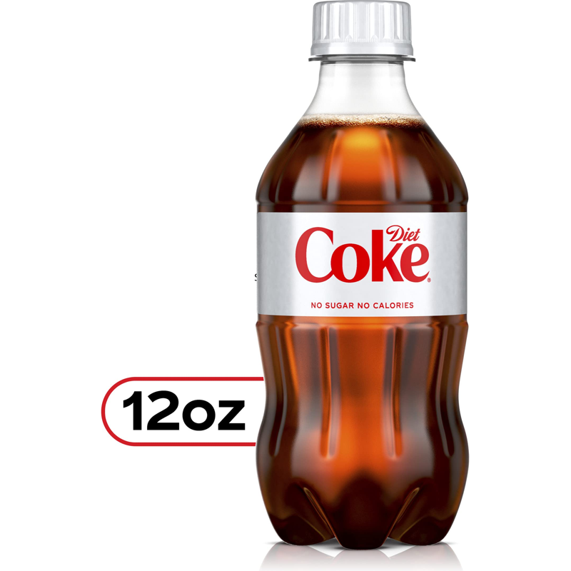 Diet Coke Cola 12 oz Bottle