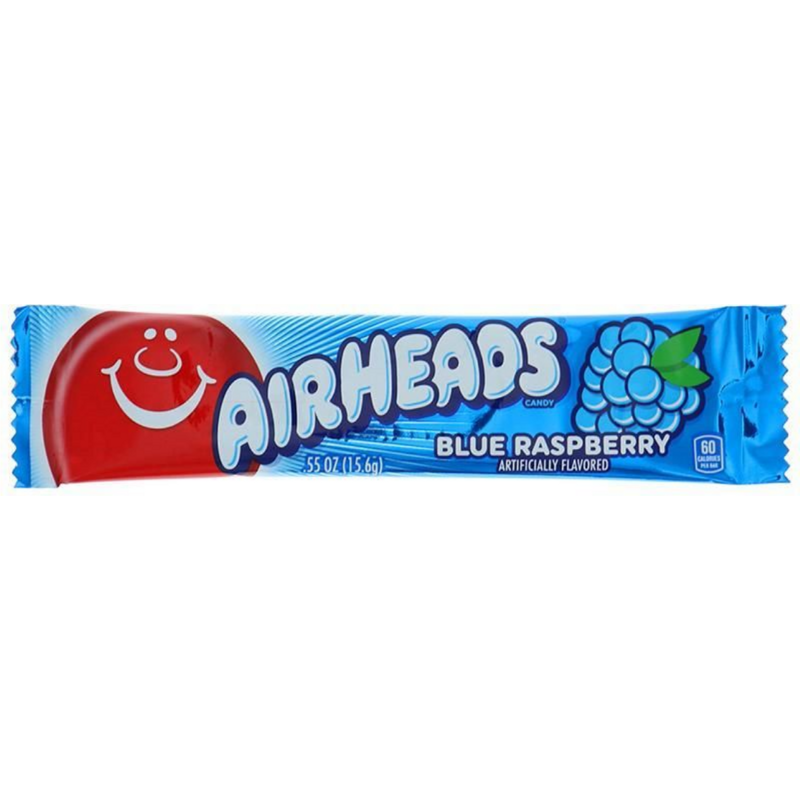 Air Heads Artificially Flavored Candy Blue Raspberry 0.55 oz