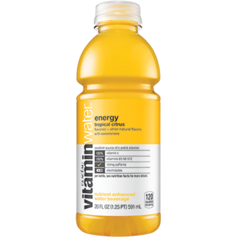 Glaceau Vitamin Water Energy - Tropical Citrus 20 oz Bottle